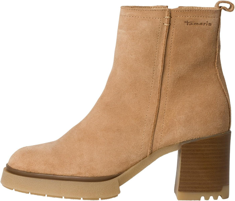 Tamaris Damen Stiefelette 1-25803-41 normal 39 EU Camel, 39 EU Camel