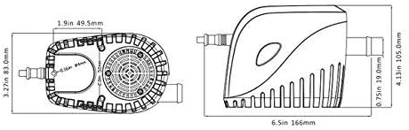 LIGHTEU®, Seaflo 12V 1100GPH automatische Bilgenwasserpumpe, 3A mit integriertem Schwimmerschaltersy