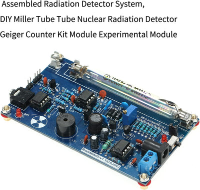 Shkalacar DIY Miller Tube Zusammengebautes Strahlungsdetektorsystem, Tube Nuclear Radiation Detector