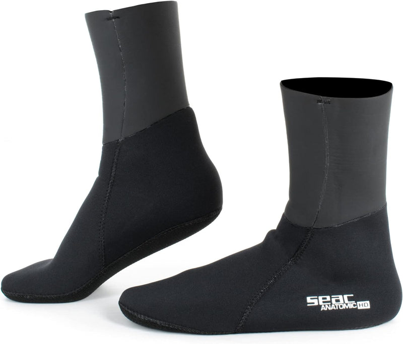 Seac Anatomic, Neoprensocken, Thermosocke für Apnoe und Tauchen mit Tauchflossen S 5 mm, S 5 mm