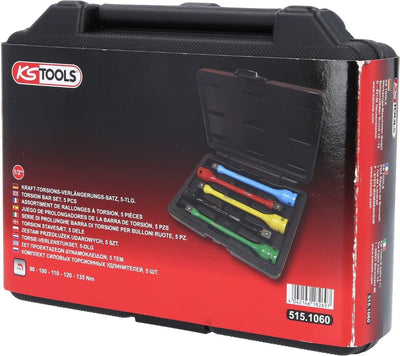 KS Tools 515.1060 1/2" Kraft-Torsions-Verlängerungs-Satz, 5-tlg.