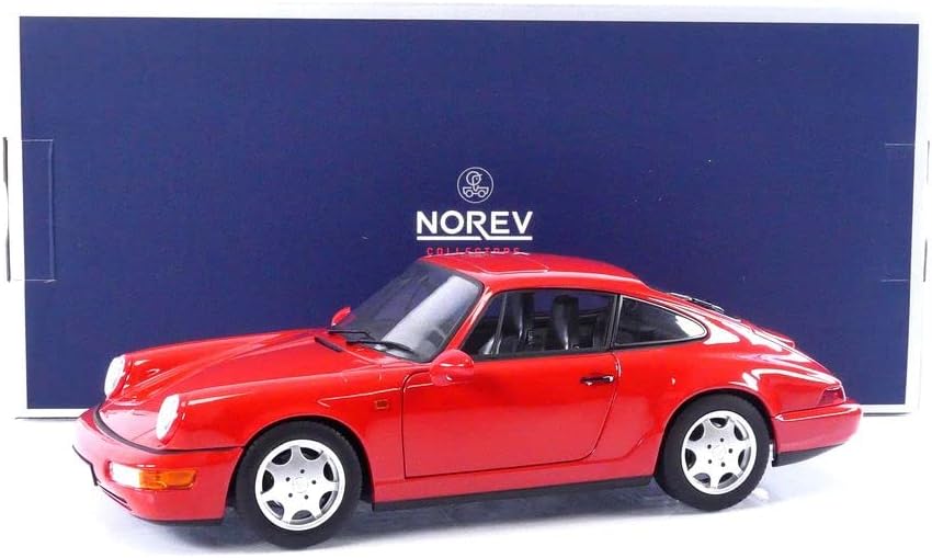 Norev kompatibel mit Porsche 911 (964) Carrera 2 1990 rot Modellauto 1:18