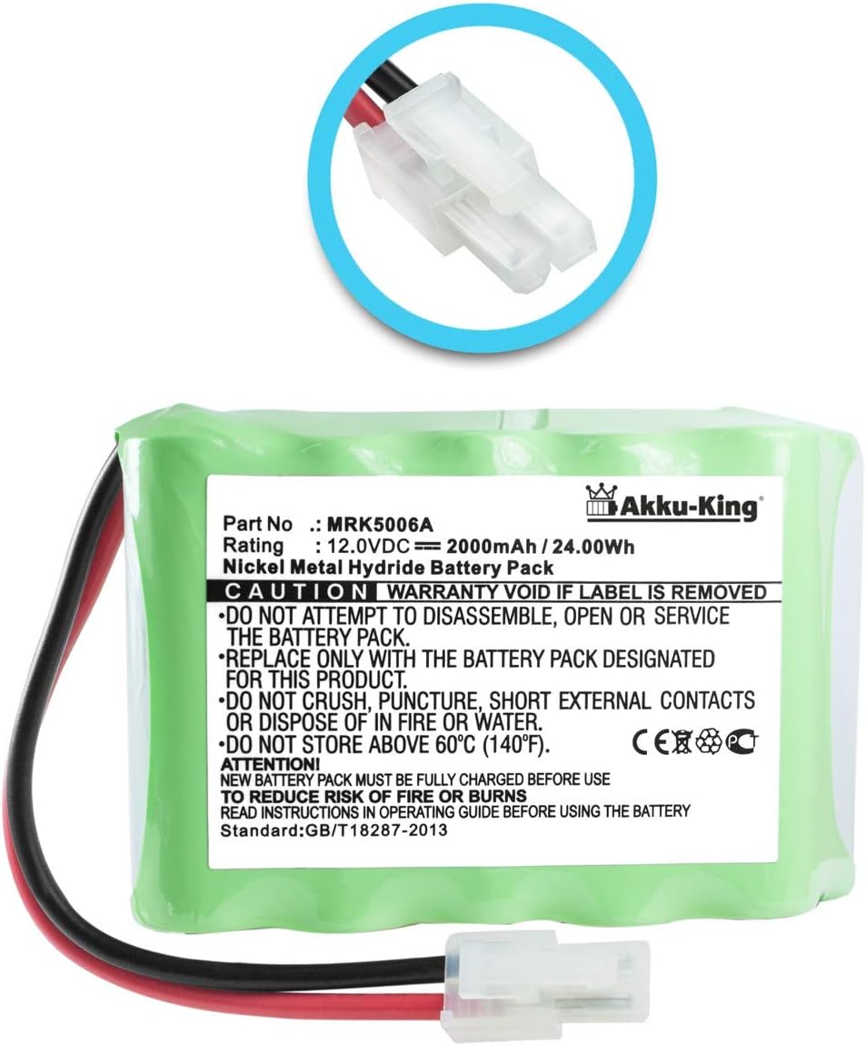 Akku-King Akku kompatibel mit Robomow Perimeter MRK5002, Perimeter Switch, Switch MRK5002C - ersetzt