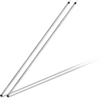 normani Aluminium Zeltstange Aufstellstangen 3-Stufen Verstellbar 120/180 und 240 cm - in unter 5 Se