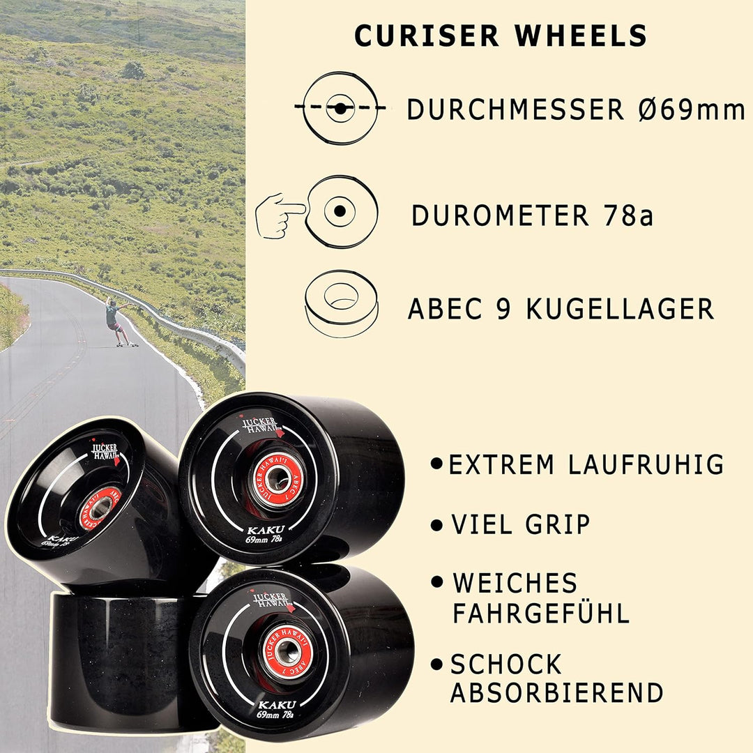 JUCKER HAWAII Longboards | Qualität vom Longboard Profi | Longboard HOKU in verschiedenen Designs |