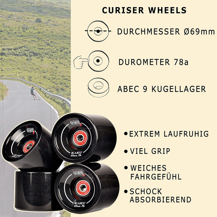 JUCKER HAWAII Longboards | Qualität vom Longboard Profi | Longboard HOKU in verschiedenen Designs |