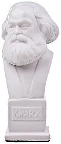 danila-souvenirs Deutscher Philosoph Sozialist Karl Marx marmor Büste Statue Skulptur 12 cm