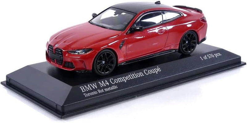 Minichamps 410020121 1:43 BMW M4-2020 - Rot Sammlerstück Miniaturauto, rot