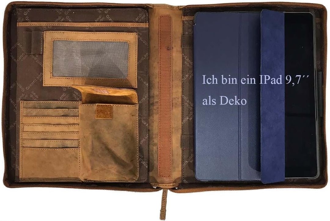 Greenland Nature Montenegro Schreibmappe Leder 34 cm