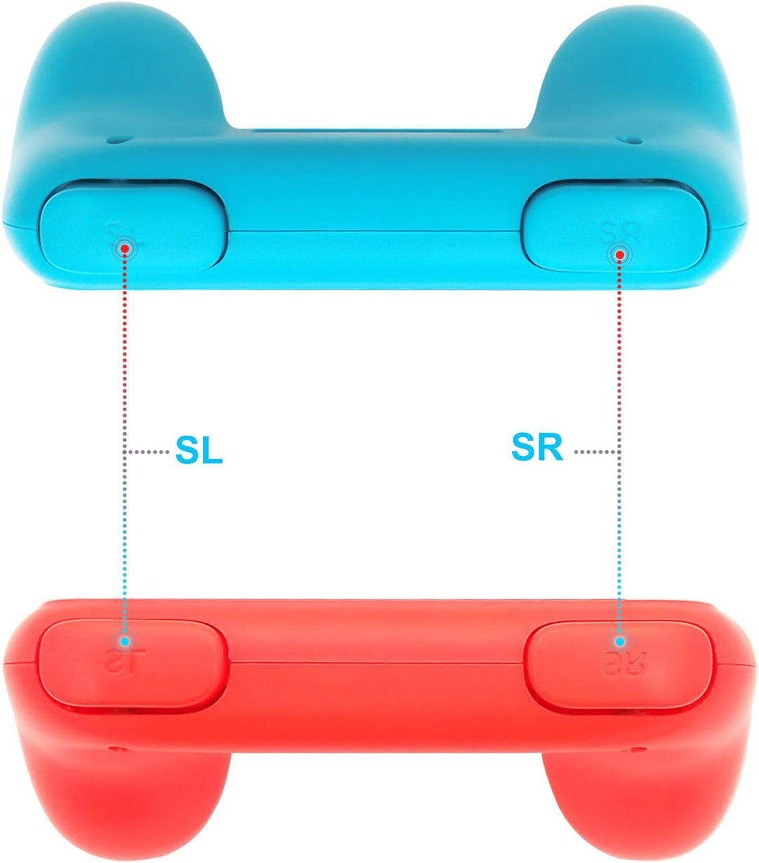 FYOUNG Grip für Joy Con Switch & Switch OLED Modell, [4 Pack] Comfort Controller Griff Halterung Zub