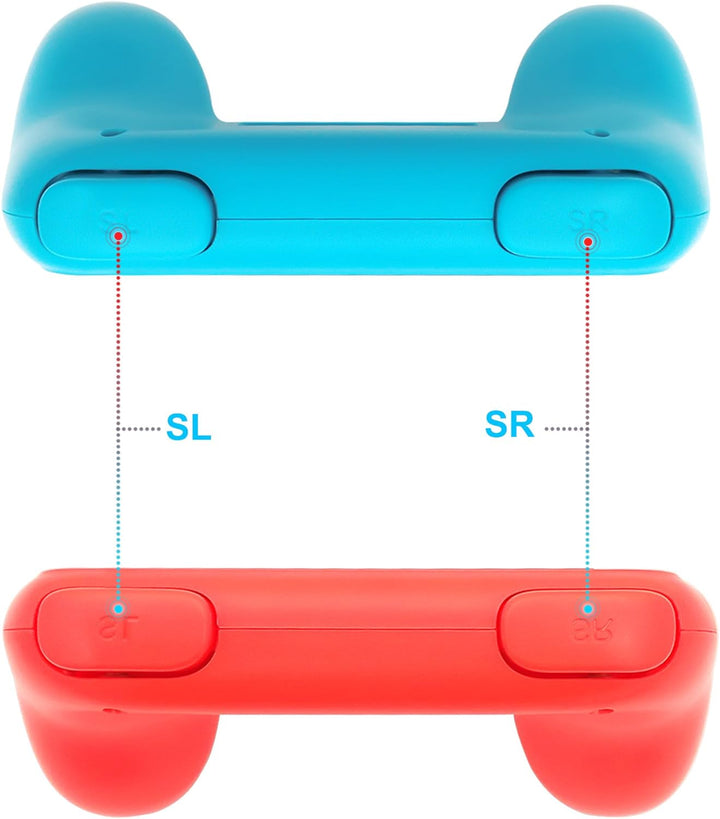 FYOUNG Grip für Joy Con Switch & Switch OLED Modell, [4 Pack] Comfort Controller Griff Halterung Zub