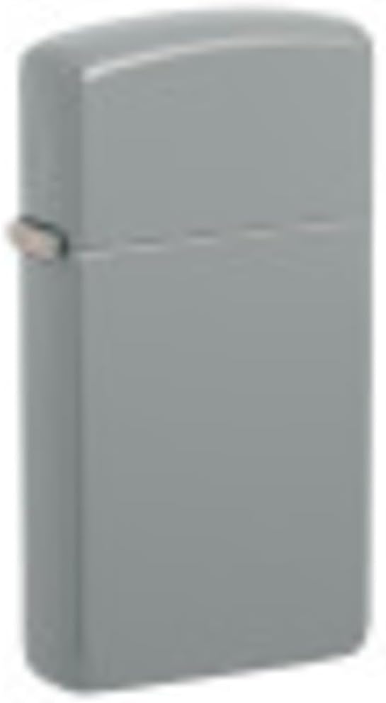 Zippo Feuerzeug, Slim Flat Grey, 1 x 3,5 x 5,5 cm 1 x 3,5 x 5,5 cm Slim Flat Grey, 1 x 3,5 x 5,5 cm