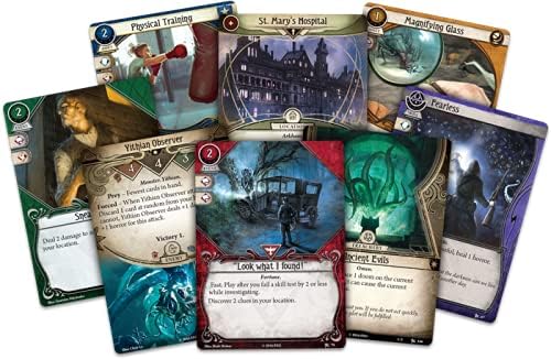 Fantasy Flight Games , Arkham Horror The Card Game: Revised Core Set, Card Game, Ages 14+, 1 to 4 Pl