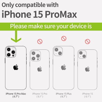 Carveit Handyhülle für iPhone 15 Pro Max Cover Kompatibel mit Magsafe [Holz und TPU Silikon Hybrid h