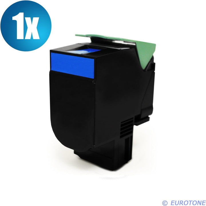 Eurotone 4er Set Kompatible Toner XXL für Lexmark CX510de / CX510dthe / CX510dhe Drucker - ersetzt 8