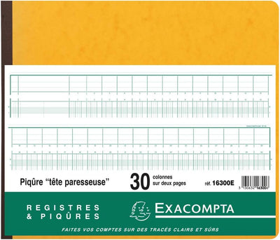 EXACOMPTA Gesch‰ftsbuch mit Kopfleiste, 30 Spalten VE = 1