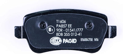 HELLA PAGID 8DB 355 012-411 Bremsbelagsatz - T1606 - Dicke/Stärke: 16.8mm - Bremssystem: Lucas - nic