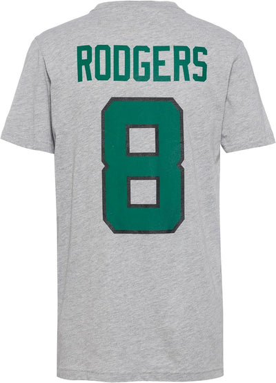 Fanatics Herren Fanshirt Aaron Rodgers New York Jets M Sports Grey, M Sports Grey