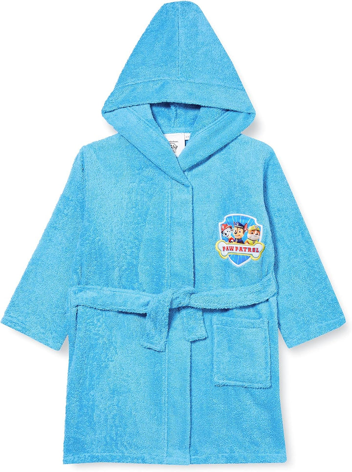 CTI Unisex Kinder Paw Patrol Bademantel, Blau, 98 EU