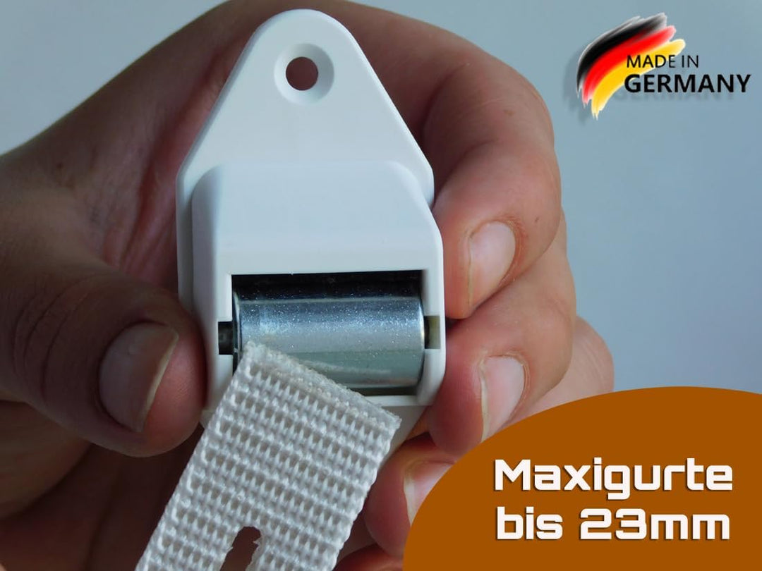 Gurtleitrolle Rolladen Gurtführung 23 mm Königsrolle Handwerkerqualität 10 Stück, 10 Stück