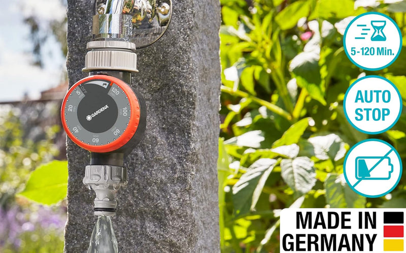 GARDENA Mechanische Wasserzeitschaltuhr mit Durchflussregelung 31169