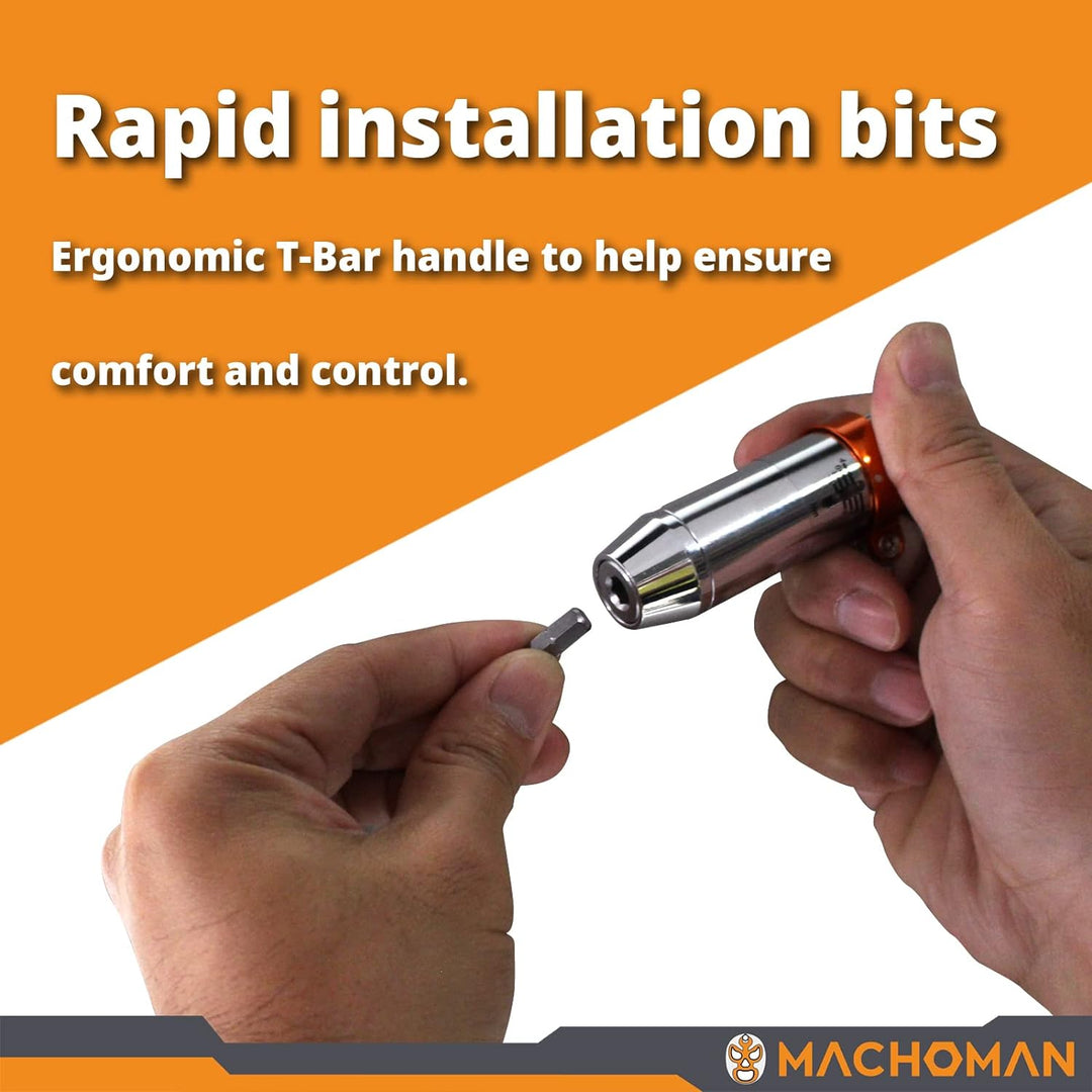 MACHOMAN TQW011 11 Pieces Torque Wrench Adjustable 3-10Nm, within +/- 5% genau, geeignet für Bike, T