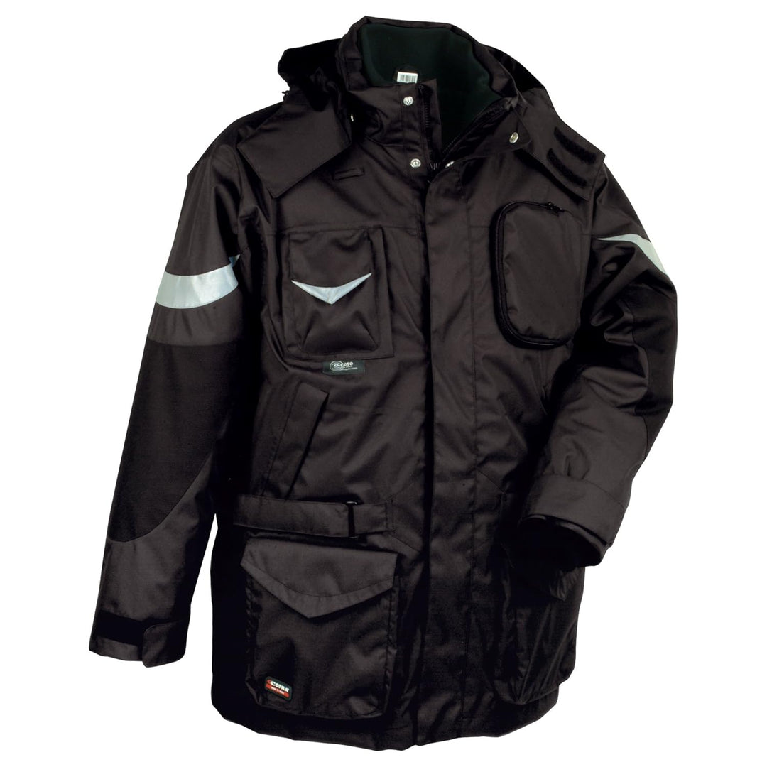 Cofra V006-0-05.Z60 Winterparka "Icestorm", schwarz, 60 BLACK / BLACK 60, BLACK / BLACK 60