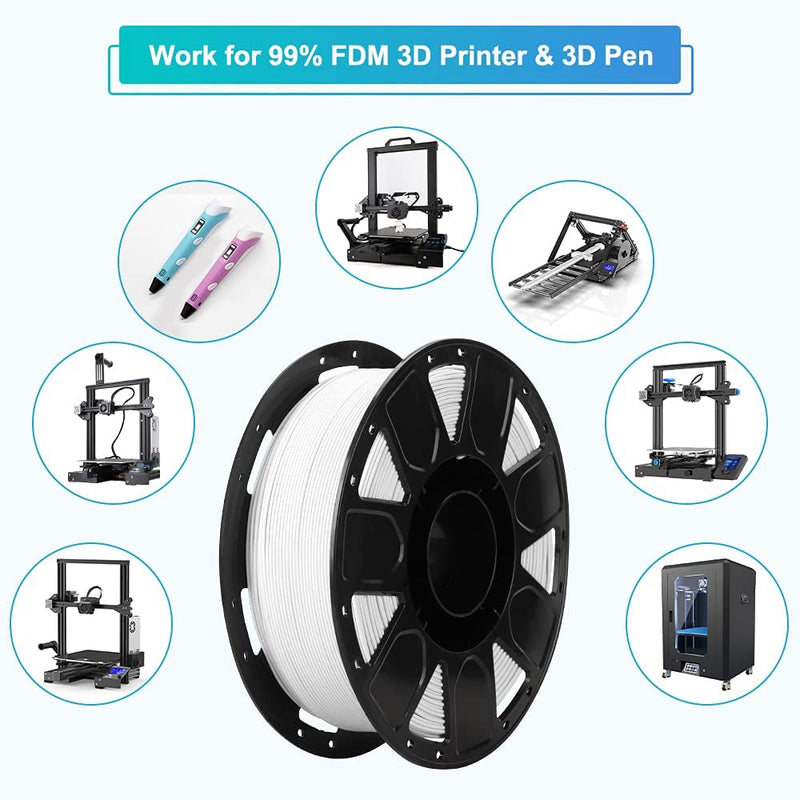 Creality Offizielles 3D Drucker Filament, Ender PLA Filament, 1,75 mm, kein Verheddern, starke Bindu