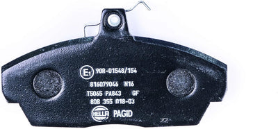 HELLA PAGID 8DB 355 018-031 Bremsbelagsatz - T5065 - Dicke/Stärke: 18mm - Bremssystem: Lucas - mit a