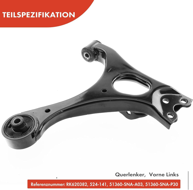 Frankberg Querlenker Vorne Links Kompatibel mit Civic VIII Stufenheck FA FD 1.3L 1.6L 1.8L 2005-2012