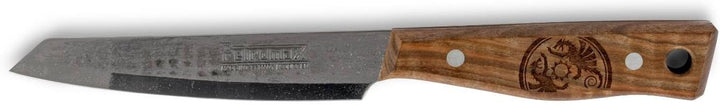 Petromax Allzweckmesser - handgefertigt in Solingen - Messer aus rostfreiem Stahl mit Oxidschicht -