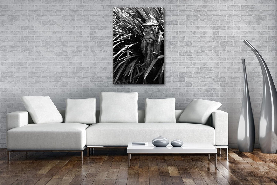 deyoli Magierstatur im hohen Gras Format: 80x60 Effekt: Schwarz/Weiss als Leinwand, Motiv fertig ger