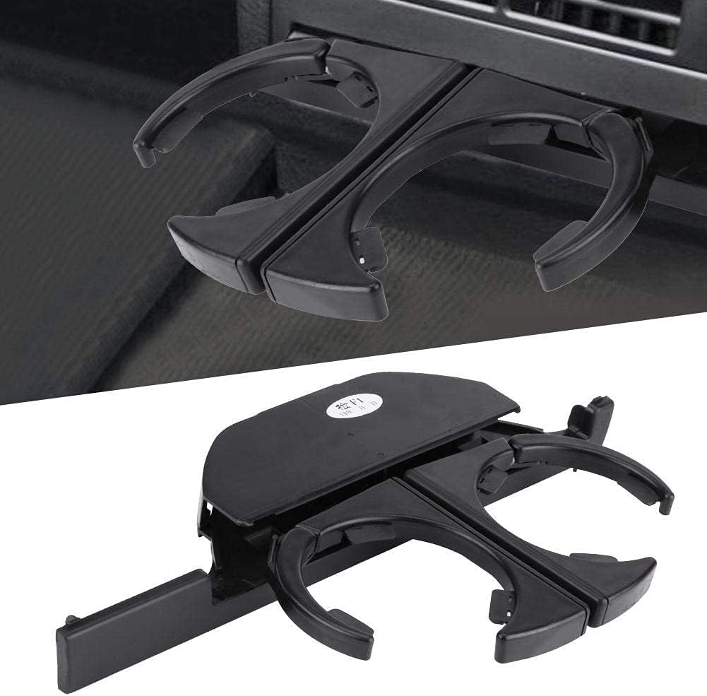 Suuonee Autotassenhalter, Autokonsole Versenkbarer Getränketassenhalter LHD Passend für E39 525 528