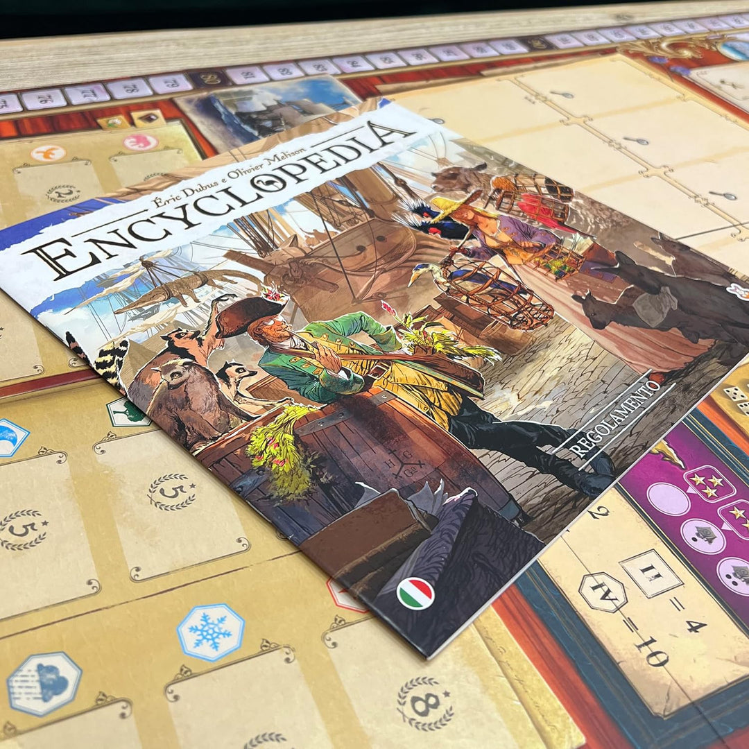 Asmodee 8212 Encyclopedia-Brettspiel, 2-4 Spieler, 14+ Jahre, Ausgabe auf Italienisch