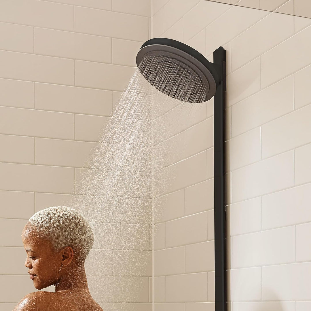 hansgrohe Kopfbrause Pulsify S, Brausekopf 260mm, Duschkopf Regendusche mit 1 Strahlart, Mattschwarz