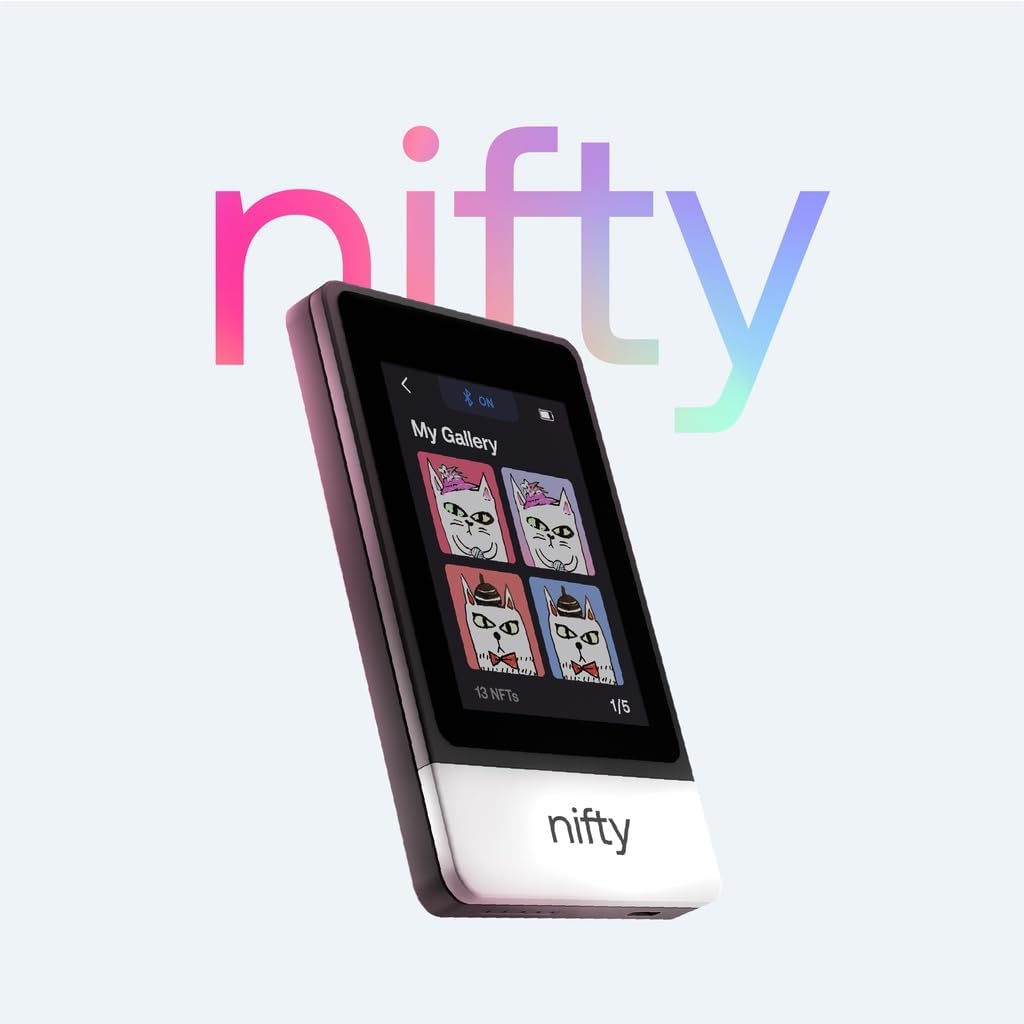 SecuX Nifty – Preisgekrönte All-in-One-NFT- und Krypto-Hardware-Wallet mit einem 2,8-Zoll-Farb-Touch