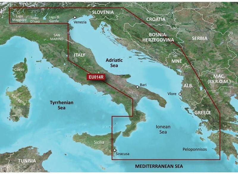 Garmin HXEU014R - Italy, Adriatic Sea, 010-C0772-20