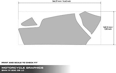 Uniracing Schwinge Dekoration Schutz Aufkleber Kit K47946 BMW 13, R1200GS ADV. LC '14-'18, R1250GS-A