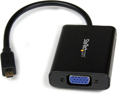 StarTech.com Micro HDMI auf VGA Konverter mit Audio - Micro HD zu VGA Adapter 1080p - 1920x1080 und