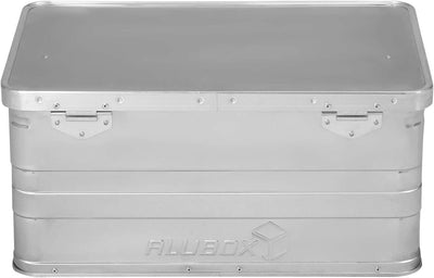 ALUBOX B47 - Aluminium Transportbox 47 Liter Alukiste mit Gummidichtung - Inhalt vor Staub und Sprit