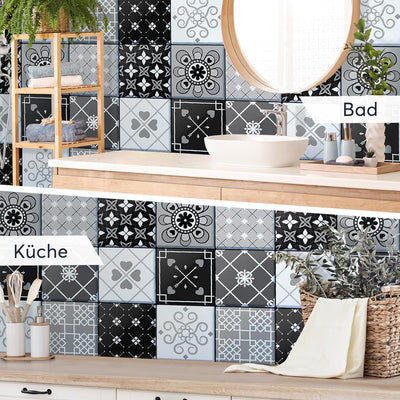 CREATISTO Mosaik Klebefliesen Stickerfliesen Fliesenfolie - Aufkleber Folie für Fliesen I Stickerfli