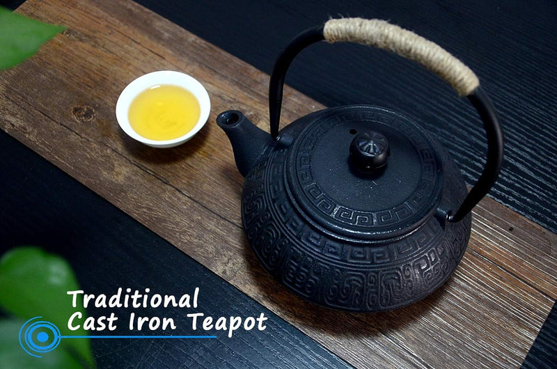 HwaGui-Japanische Teekanne Asiatisch Tea Pot,Vorteile für den Körper 600ml&22oz [MEHRWEG] Königliche