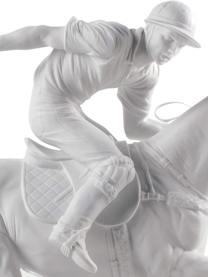 LLADRÓ Figur Polospieler. Limitierte Auflage. Polo. Porzellan.