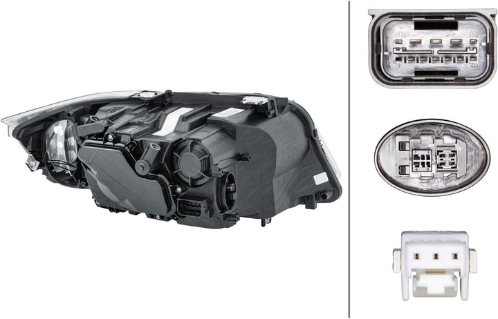 HELLA 1EL 354 691-011 Bi-Xenon/LED-Hauptscheinwerfer - links - für u.a. BMW 3 (E90), Links