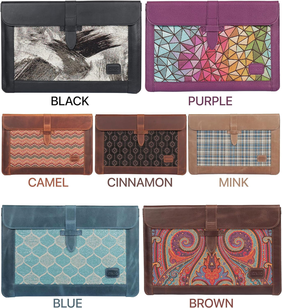 Londo Echtleder Tasche, Hülle für MacBook Pro – 13,3 & 13 Zoll und iPad Pro 12.9 Zoll Kompatibel mit