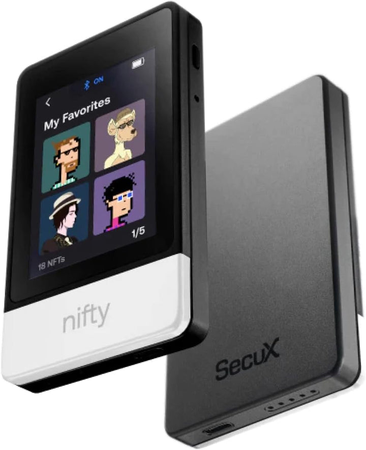 SecuX Nifty – Preisgekrönte All-in-One-NFT- und Krypto-Hardware-Wallet mit einem 2,8-Zoll-Farb-Touch