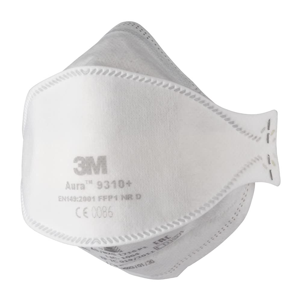 3M™ Aura™ Partikelmaske, FFP1, ohne Ventil, 9310+, 20 Masken pro Packung