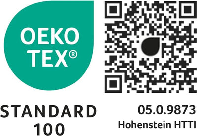 fleuresse Uni-Colours Bettwäsche-Set, Mako Satin, 100 Prozent Baumwolle, Fb. eisblau, 240 x 220 cm T