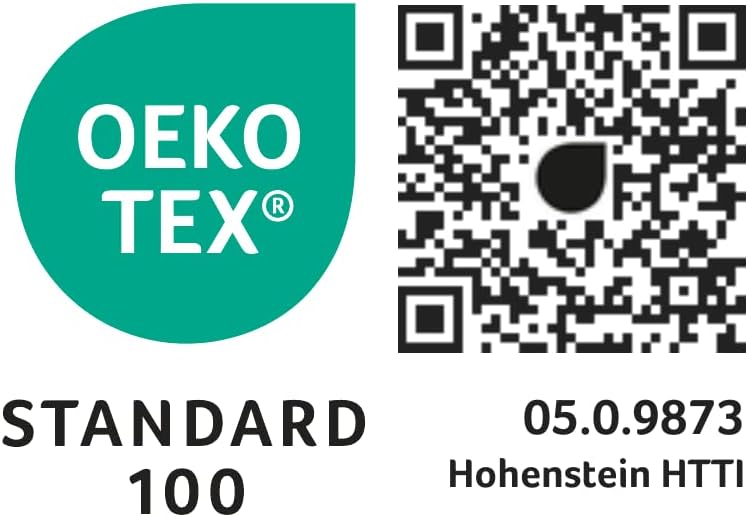 fleuresse Uni-Colours Bettwäsche-Set, Mako Satin, 100 Prozent Baumwolle, Fb. eisblau, 240 x 220 cm T