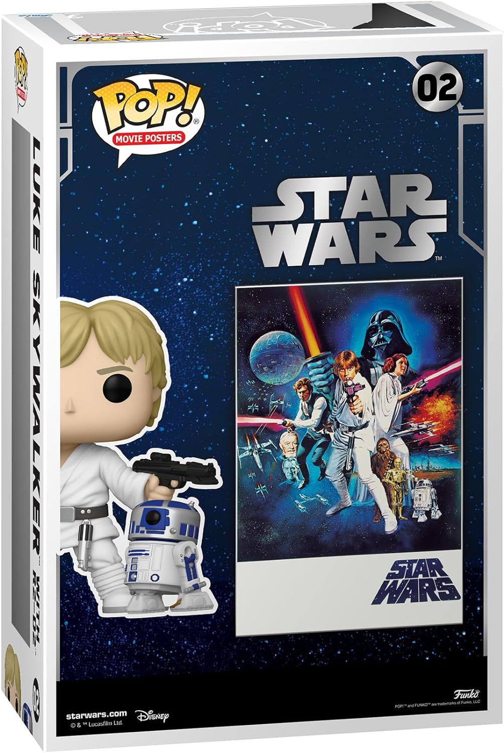Funko Pop! Movie Poster: SW - Luke Skywalker - A New Hope - Star Wars - Vinyl-Sammelfigur - Geschenk
